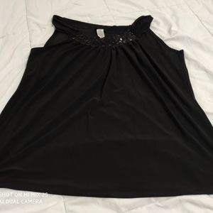 Dressy black tank